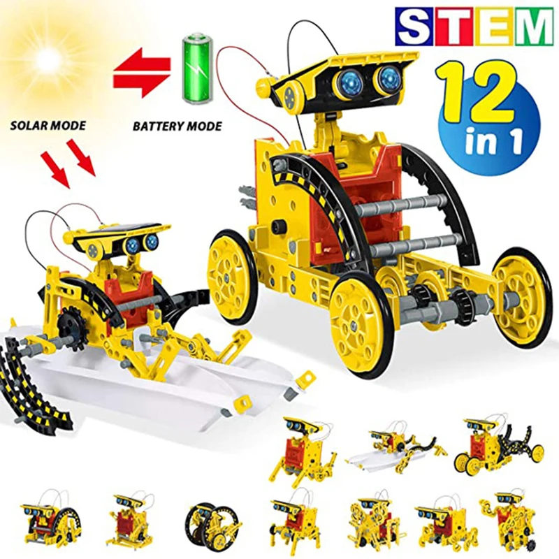 Science Project Robot - Experimento científico 12 en 1, Robot