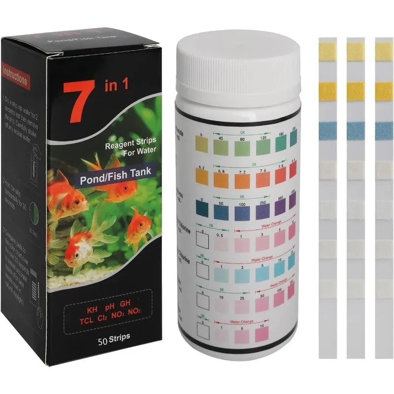 Ph Strip Test - Tiras Reactivas para Acuarios, Kit de