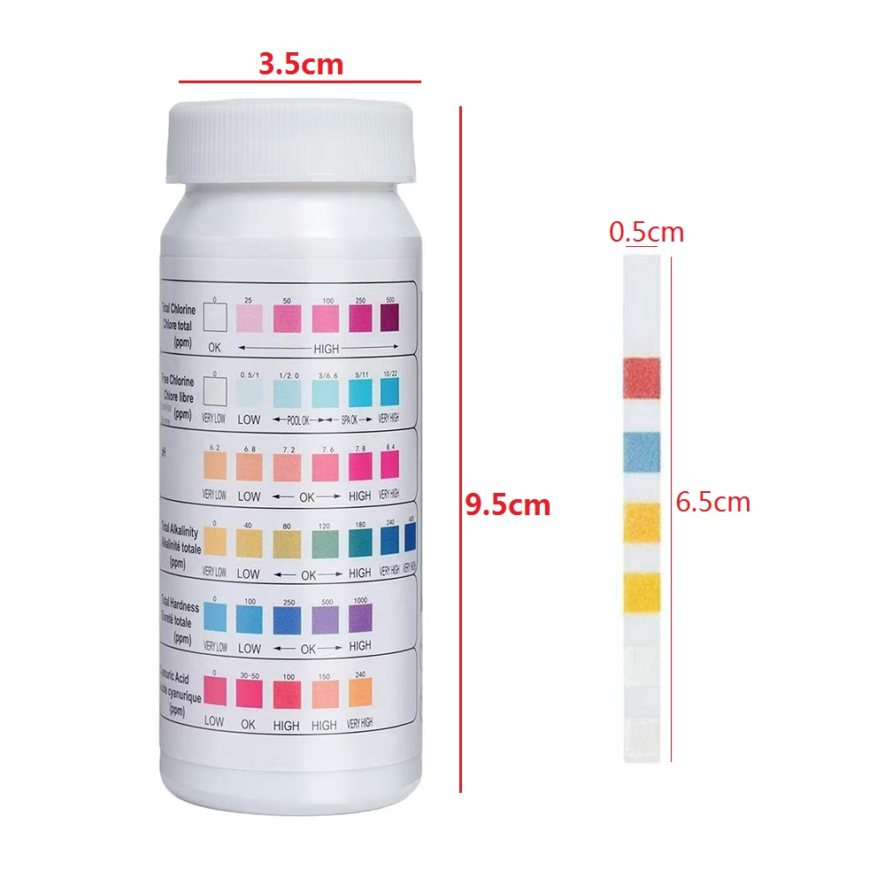 Ph Strip Test - 50 uds/botella multiusos 6 en 1
