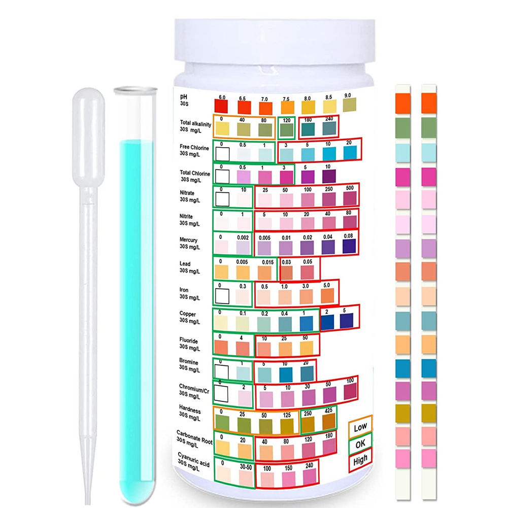 Ph Strip Test - Tiras de prueba de agua potable