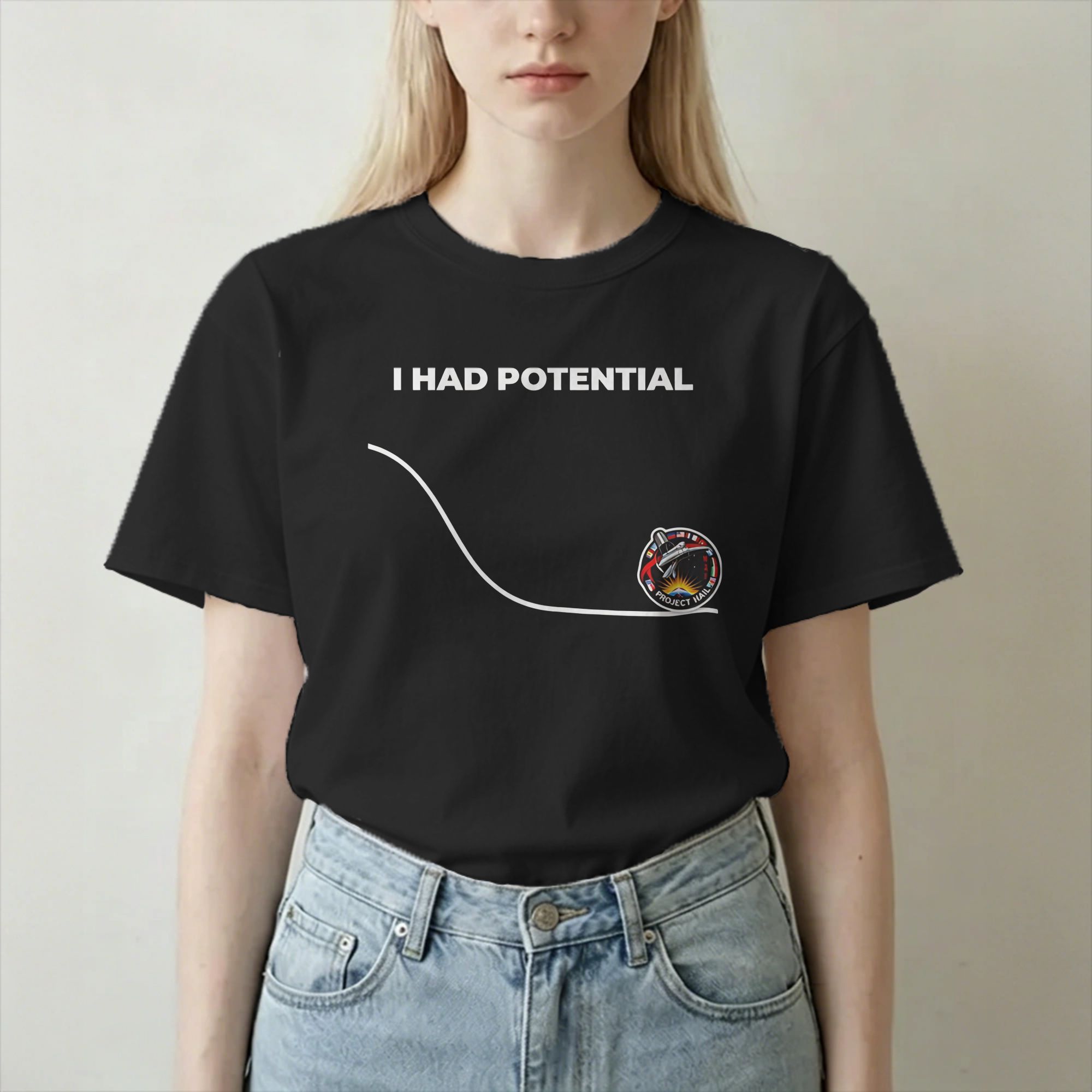 Science Project Physics - Camiseta de algodón con diseño de