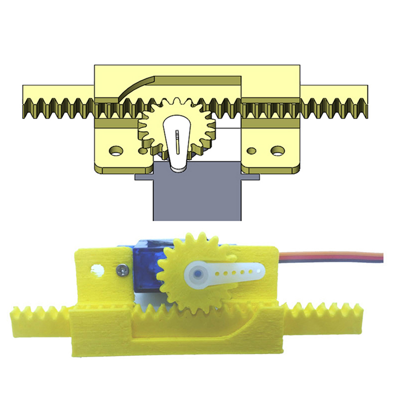 Science Project Robot - Brazo de Robot Servo lineal, Kit