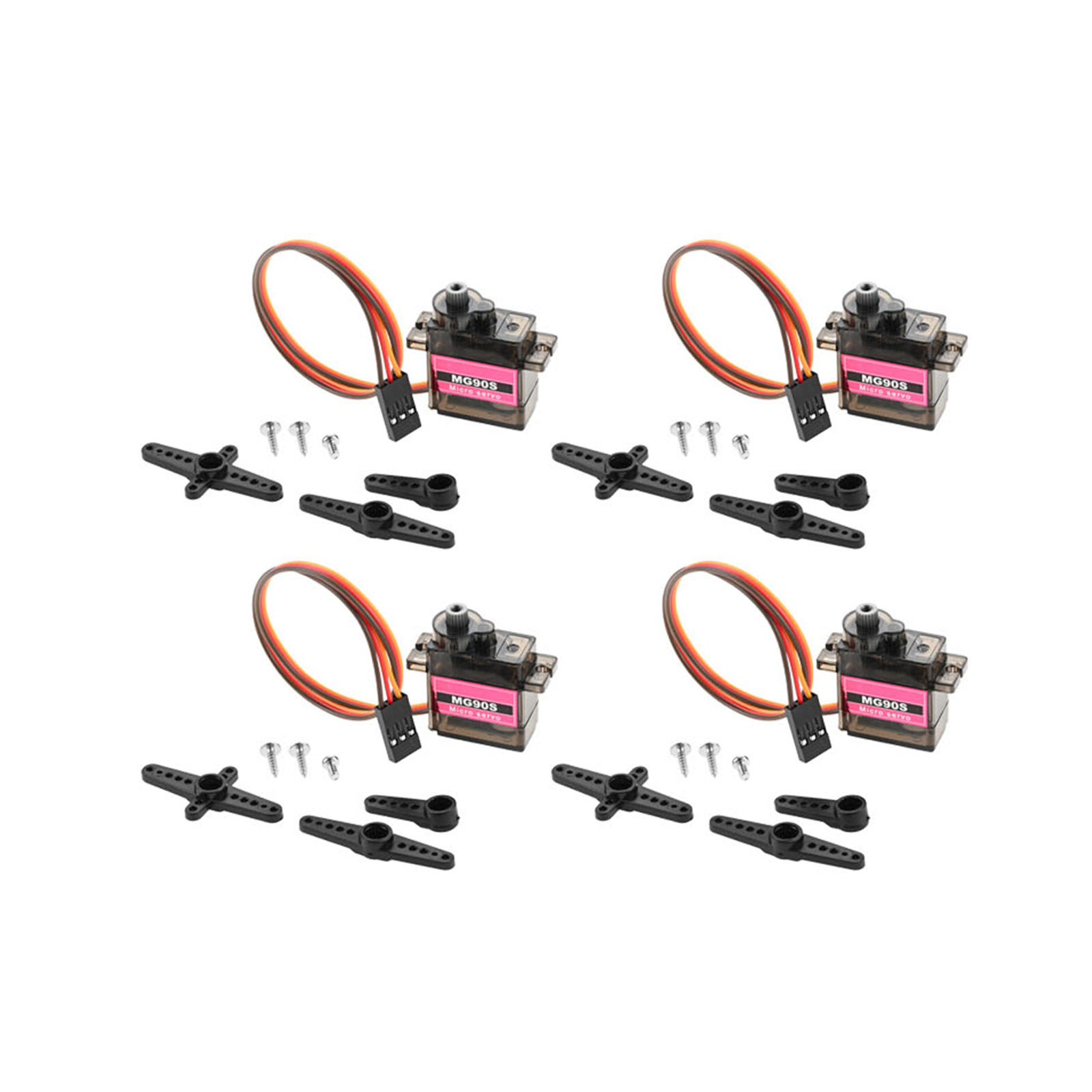 Robot Arm Motor - 4 unidades de Micro Servo con