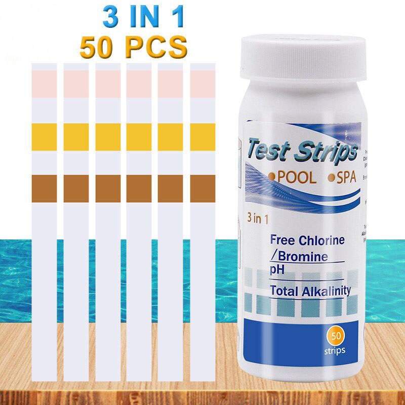 50 Tiras Reactivas de Cloro y  - Ph Strip Test reseña y precio