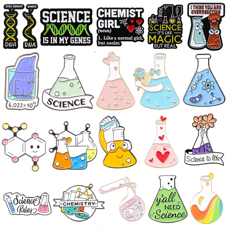 Pin esmaltado de ciencia, tubo - Science Experiment reseña y precio