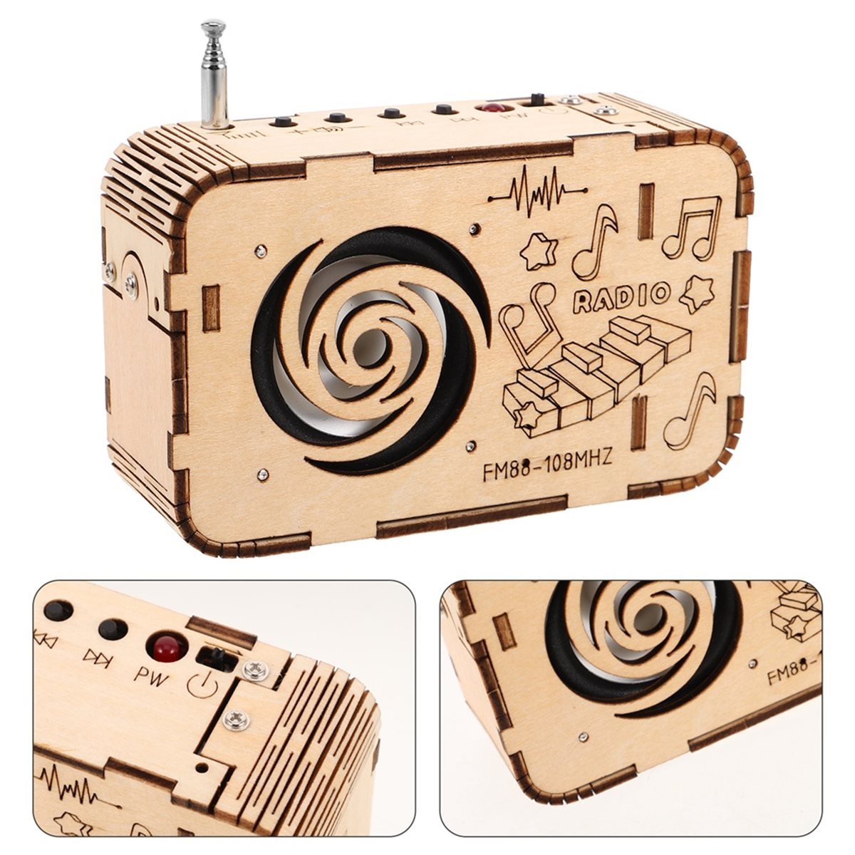 DT57 ÚLTIMO MODELO 88-108MHZ K - Science Project Physics reseña y precio