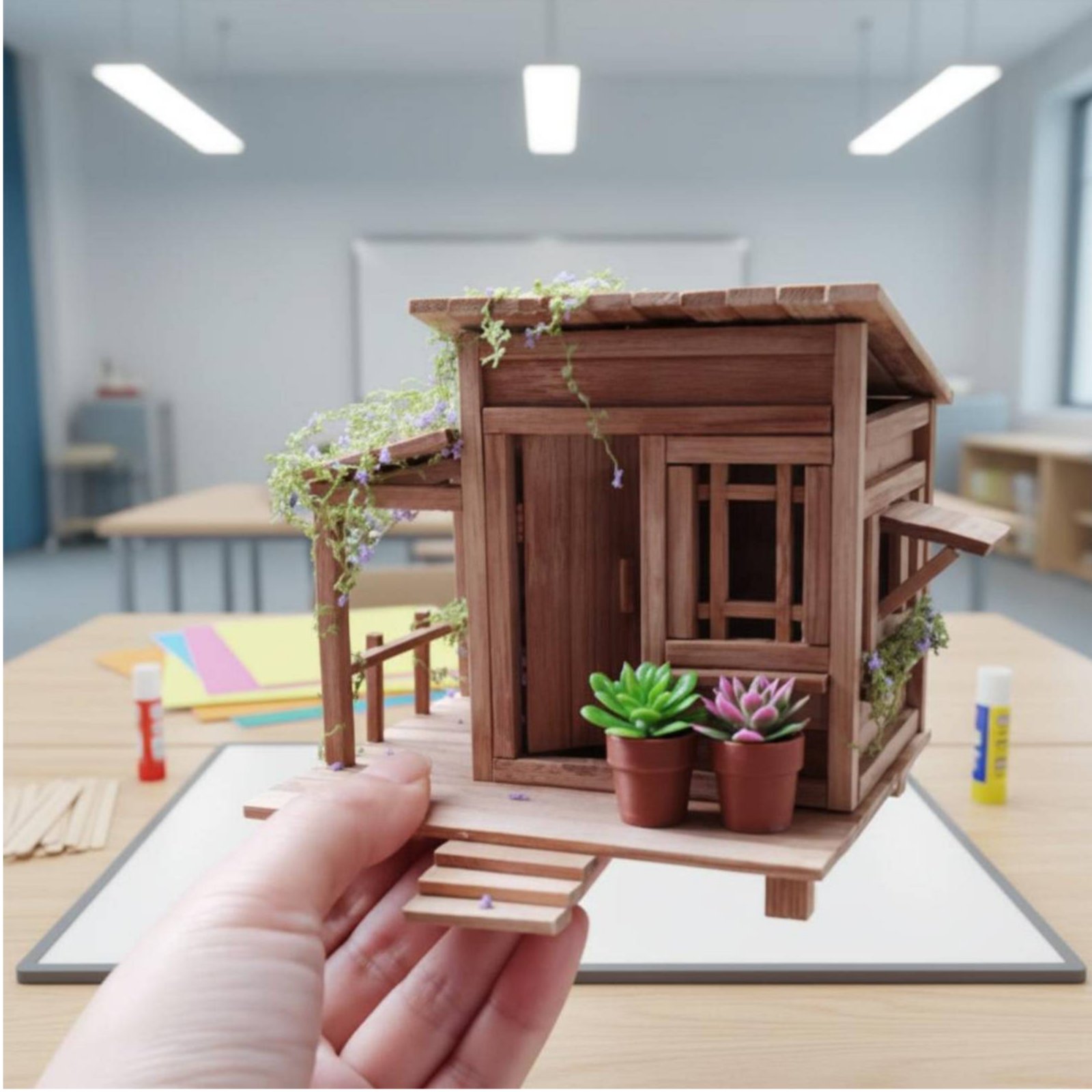 Kit de Casa de Bambú DIY, Mate - Science Hobby Kit reseña y precio