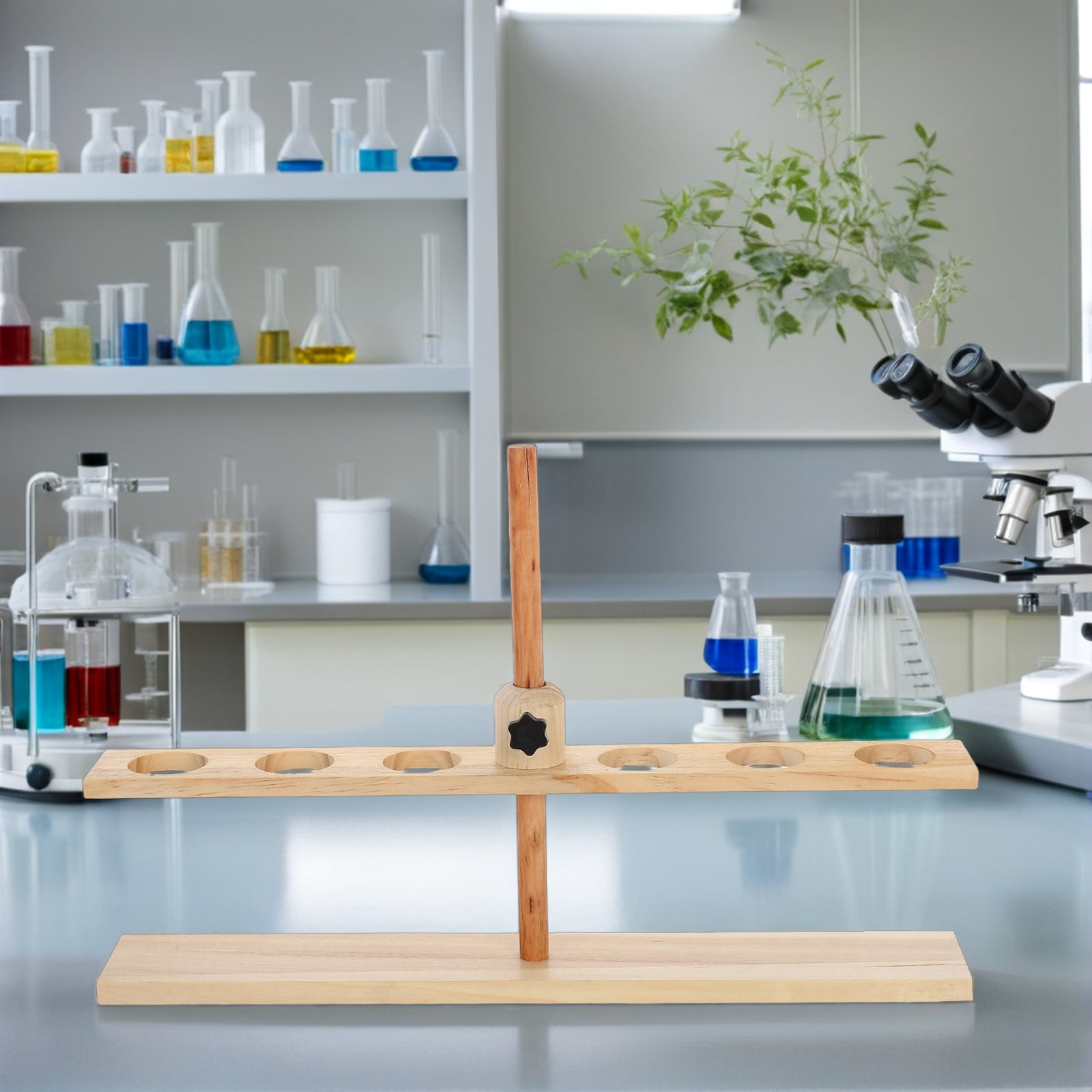 Soporte de Madera Ajustable de - Science Experiment reseña y precio